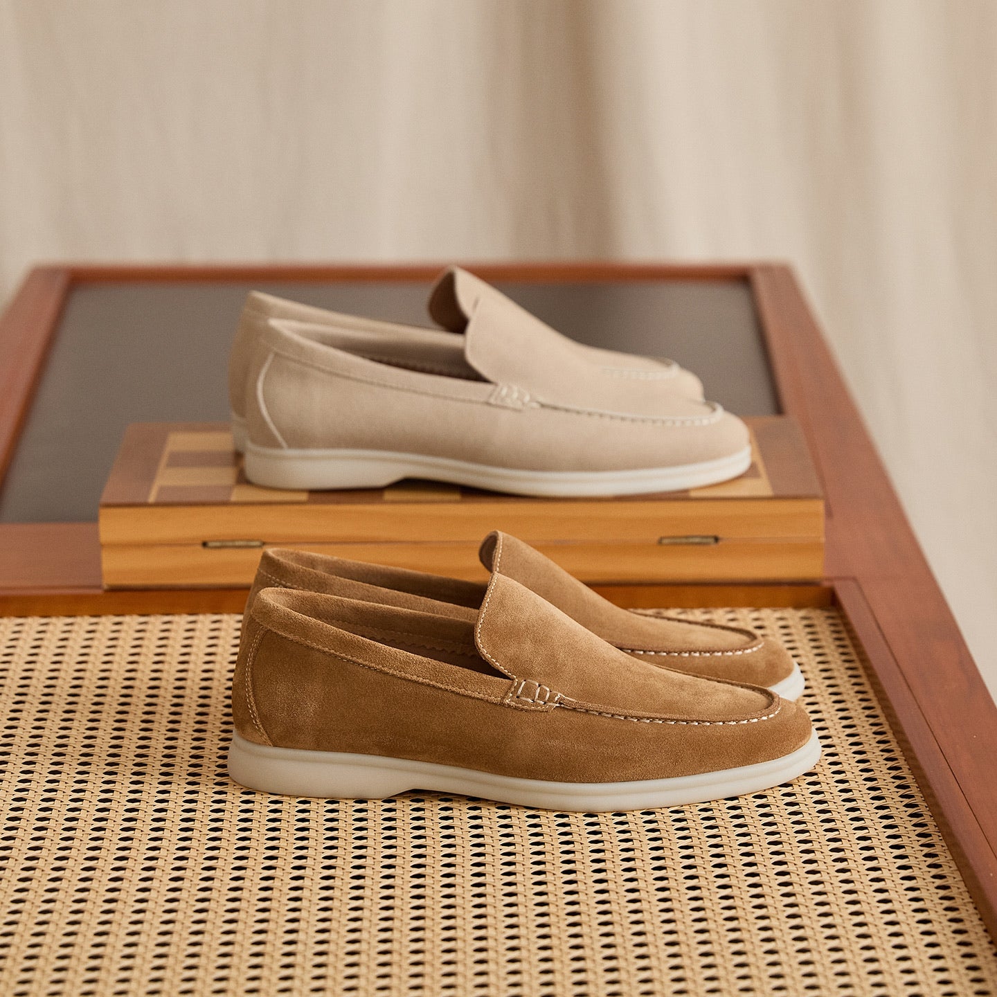 Summer Suede Calfskin Loafers