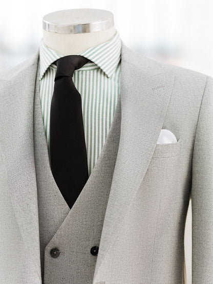 Light Grey Slim-Fit Suit 3-Piece VIOSSI