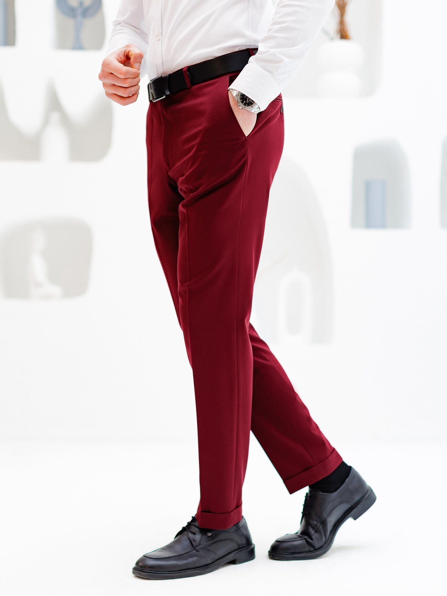 Bordeaux Slim-Fit Suit 3-Piece VIOSSI