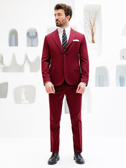 Bordeaux Slim-Fit Suit 3-Piece VIOSSI