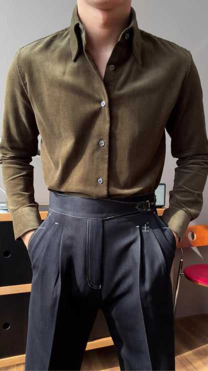 Spearpoint Corduroy Shirt