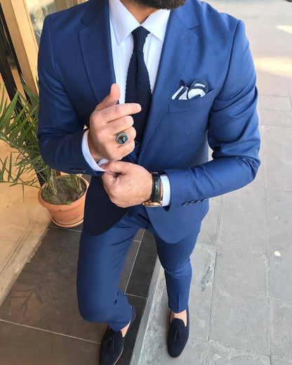 Joseph Navy Slim-Fit Suit - The Perfect Three-Piece Ensemble