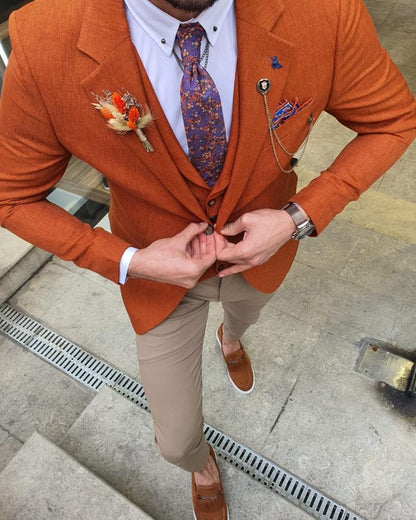 Bellingham Cinnamon Slim Fit Suit