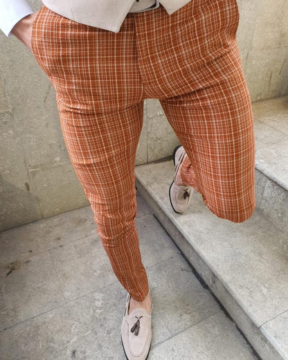 Bellingham Orange Slim Fit Pants