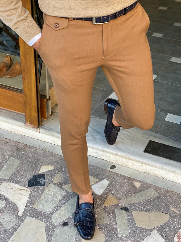 Empire Camel Slim Fit Pants