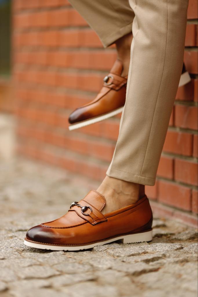 Empire Tan Bit Loafers