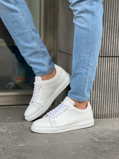 Lawson White Grace Mid-Top Sneakers