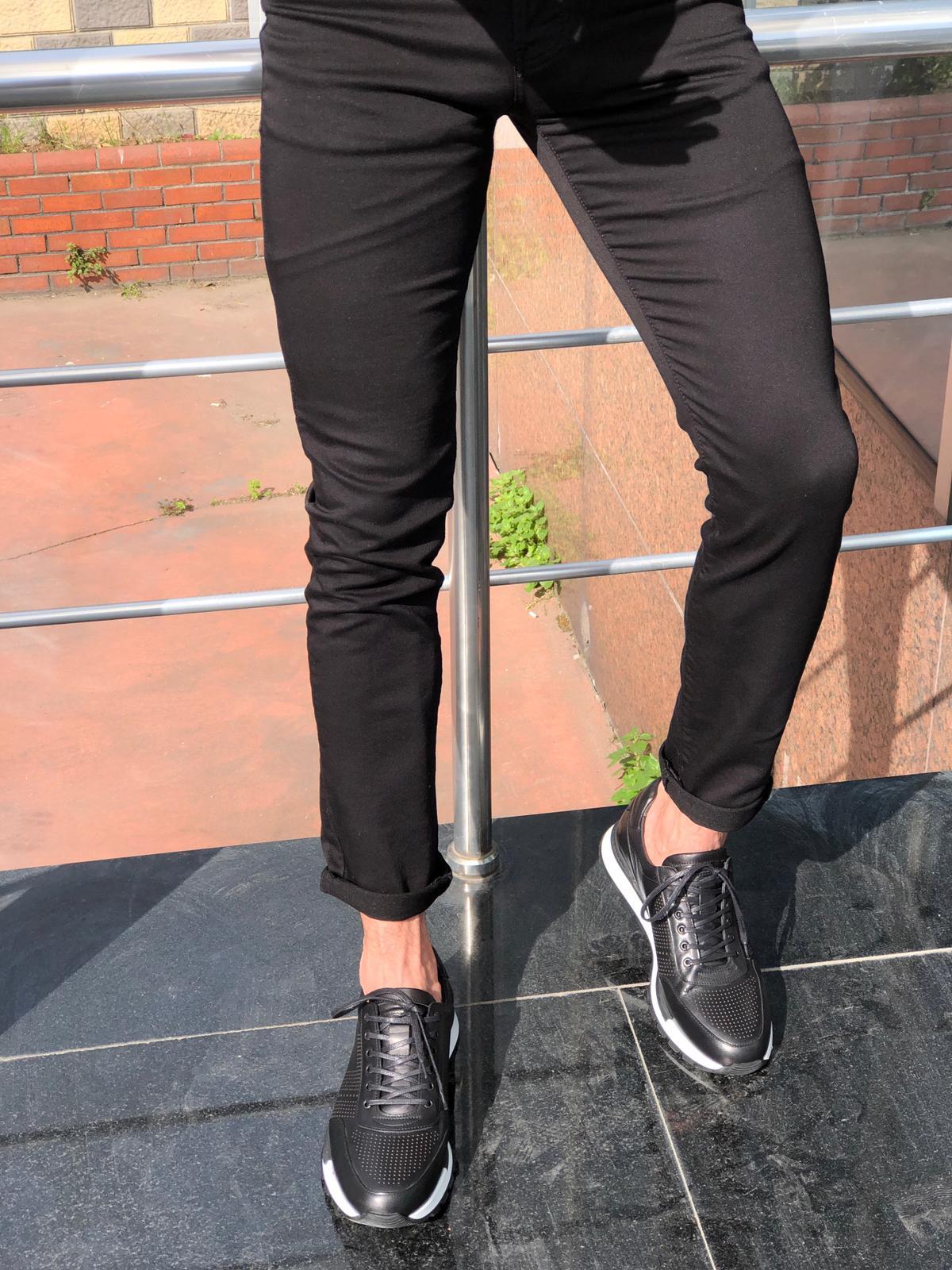 Slim-Fit Jeans Black