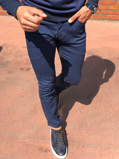 Mason Slim-Fit Pants Indigo