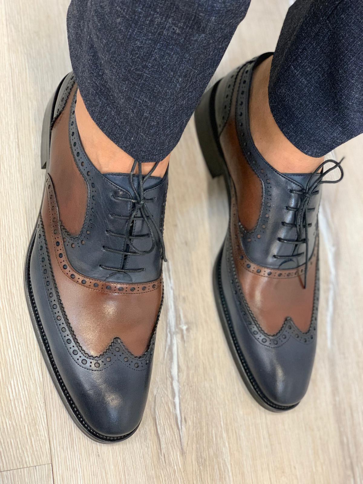 Marc Limited Shoes in Brown/Navy