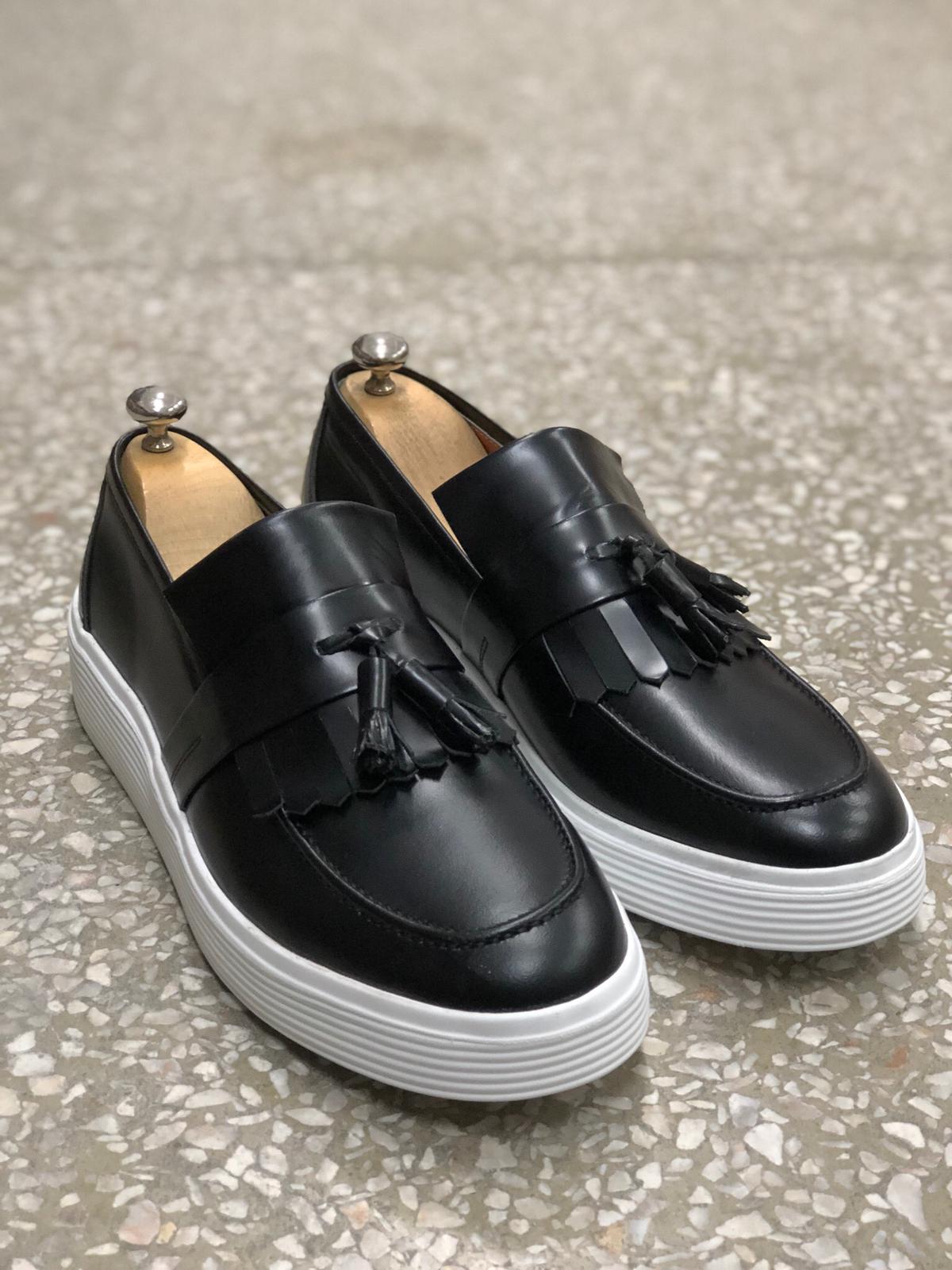 Calf-Leather Shoes in Black (Limited Edition) – BRABION