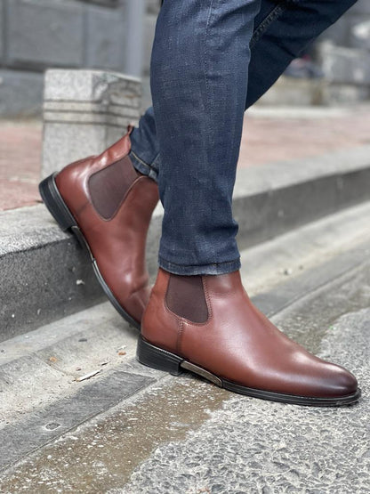 Remy Brown Chelsea Boots