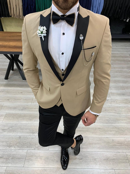 Owen Royal Slim Fit Gold Tuxedo