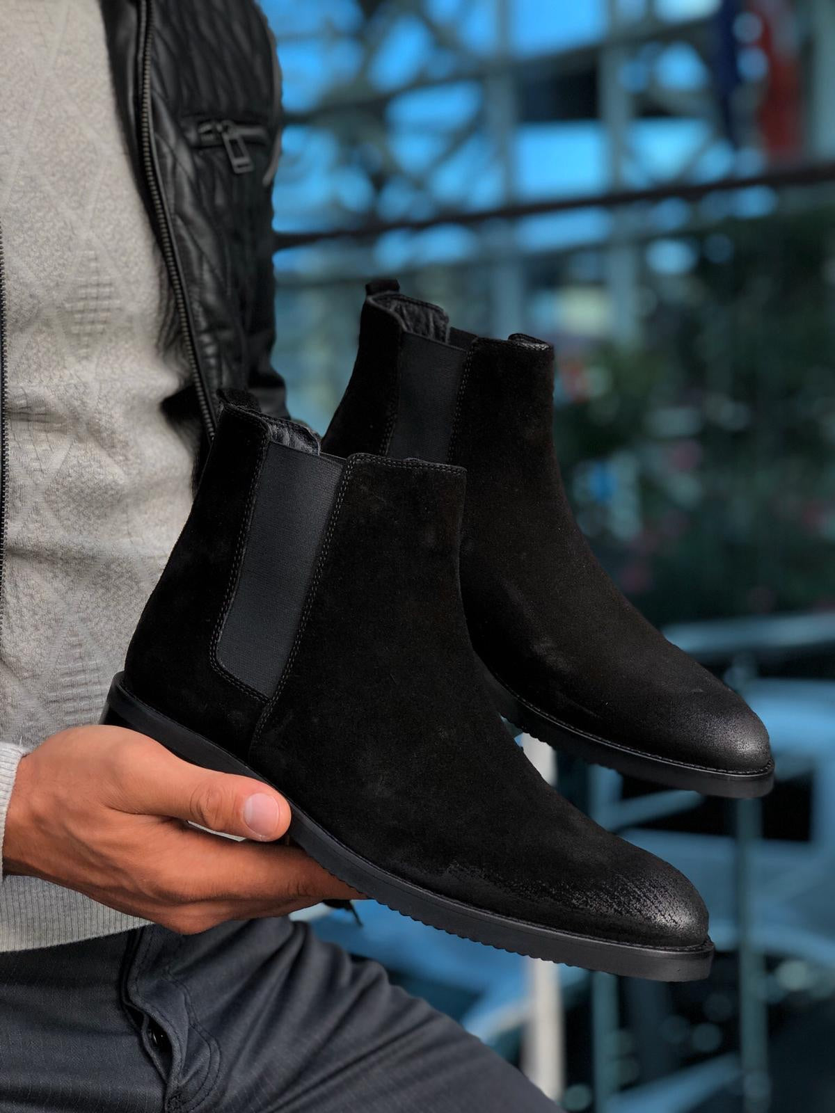 best black leather chelsea boots