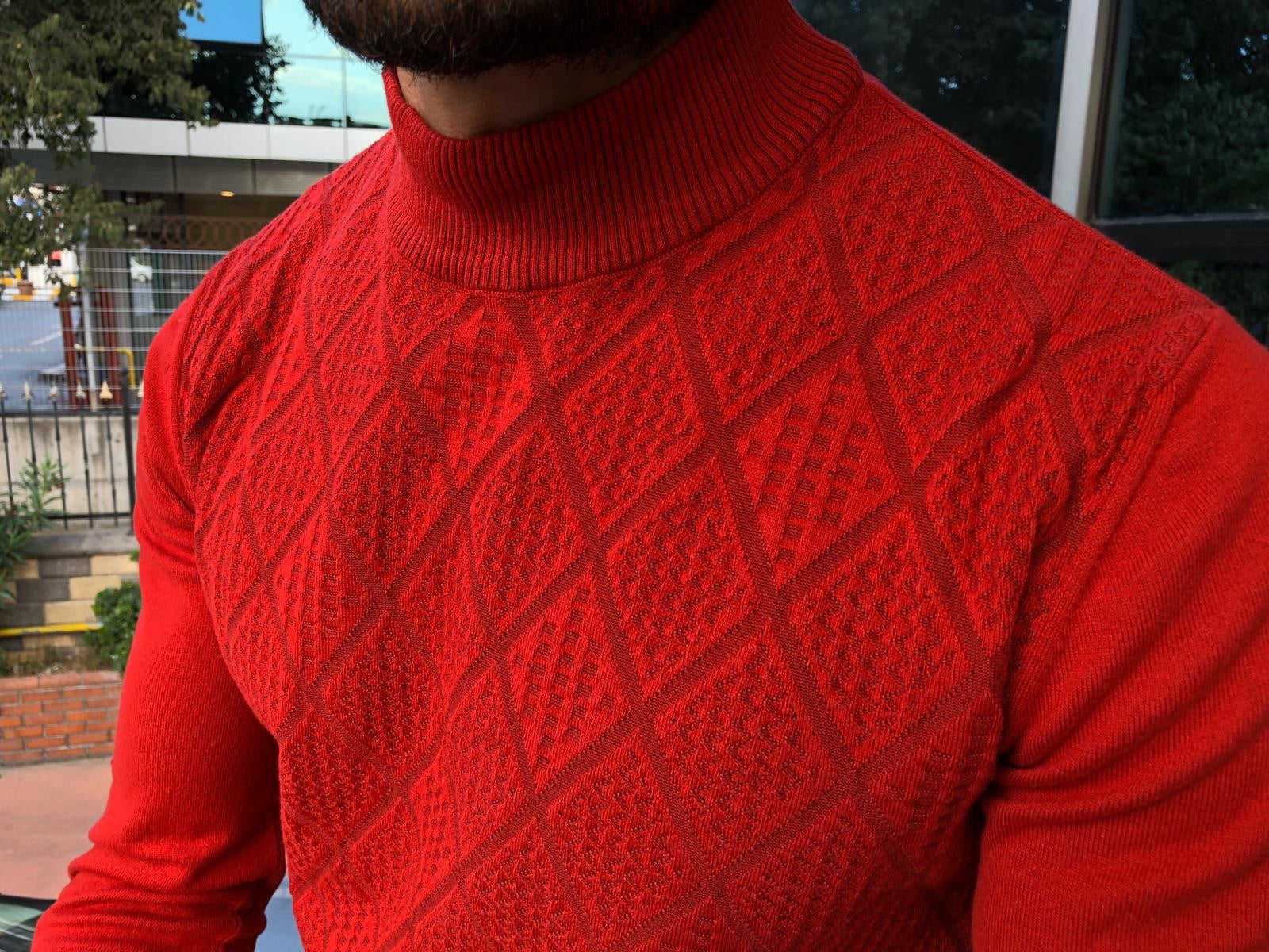 Calvin Slim Fit Mock Turtleneck Sweater – BRABION