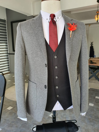 Napoli Gray Slim Fit Suit