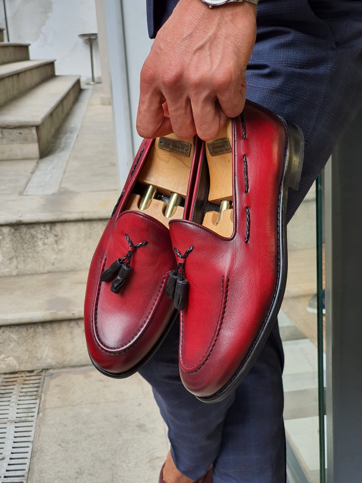 Fort Worth Red Tassel Loafer