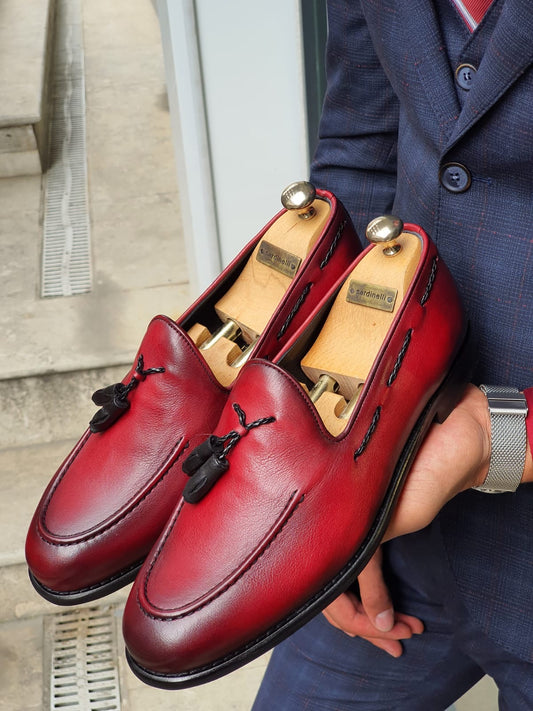 Fort Worth Red Tassel Loafer