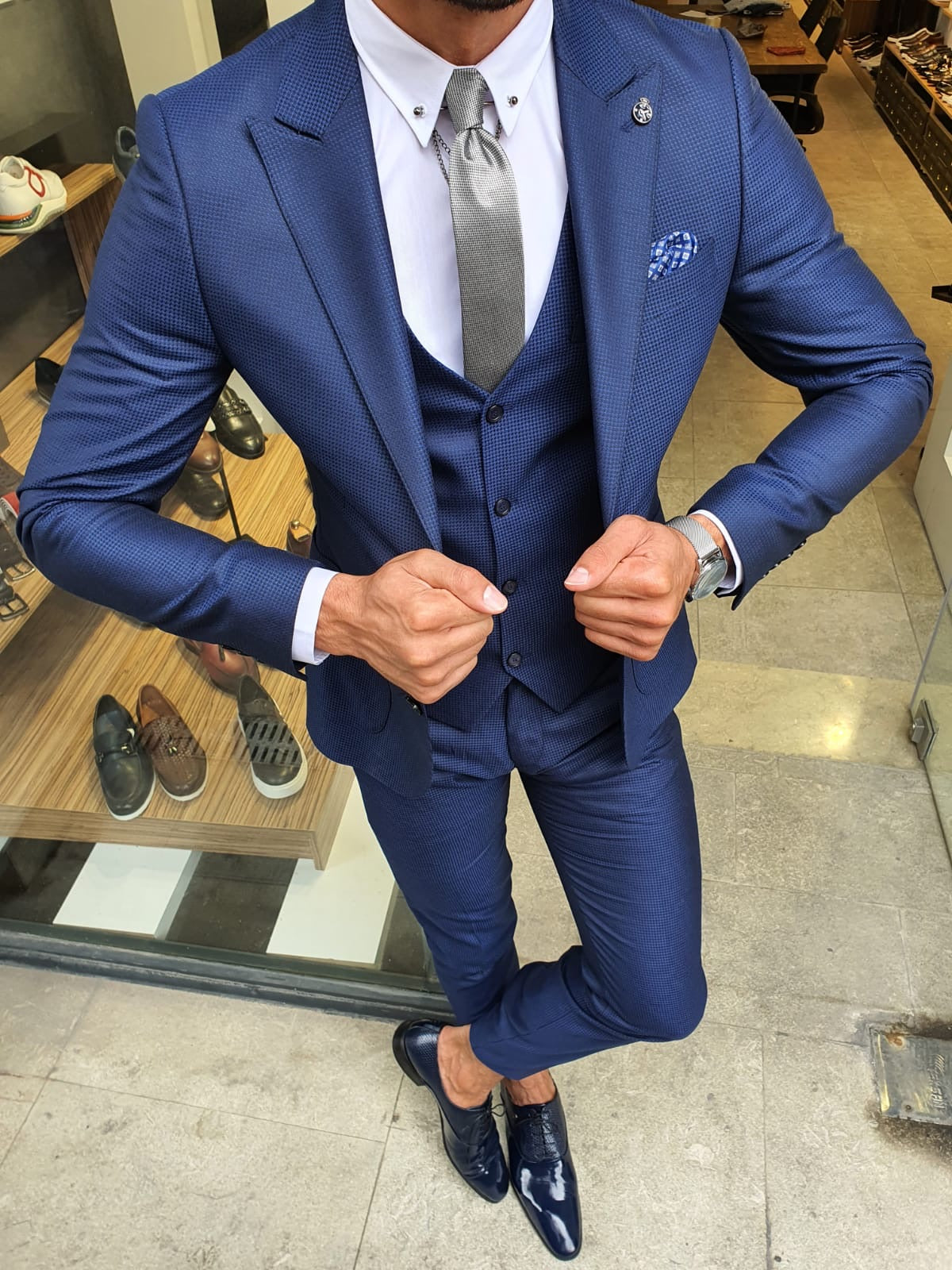Montgomery Sax Slim Fit Suit