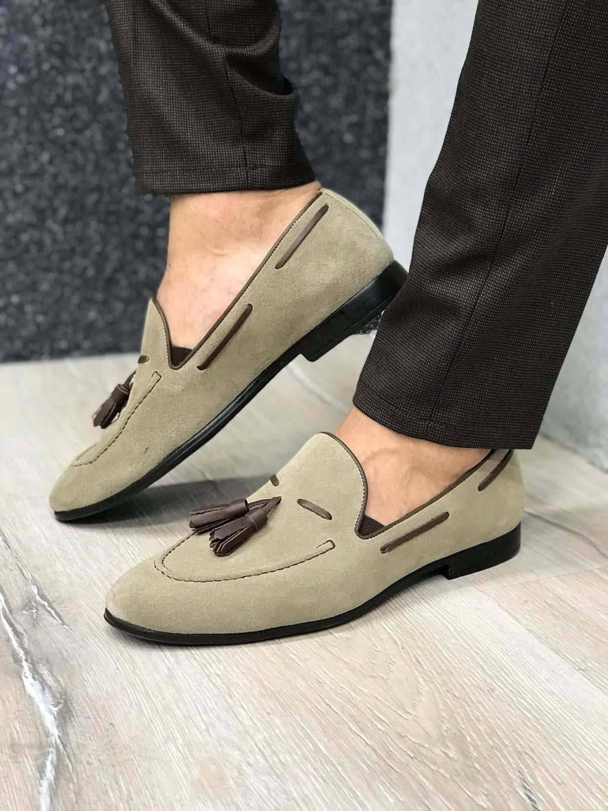 Cream suede hot sale loafers