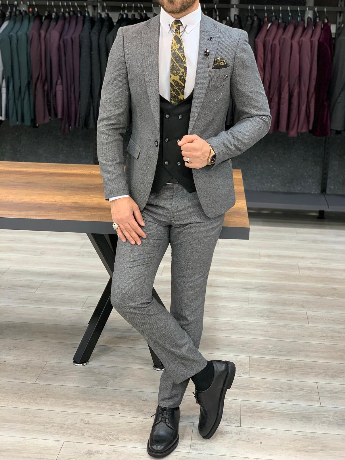 Sierra Gray Slim Fit Suit
