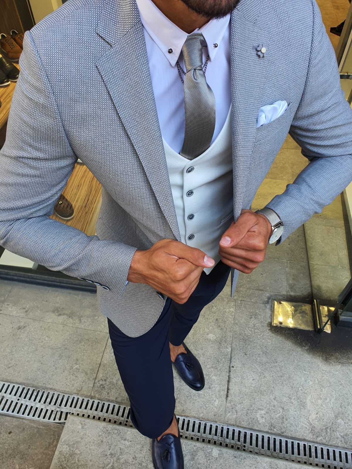 Orem Gray Slim Fit Suit