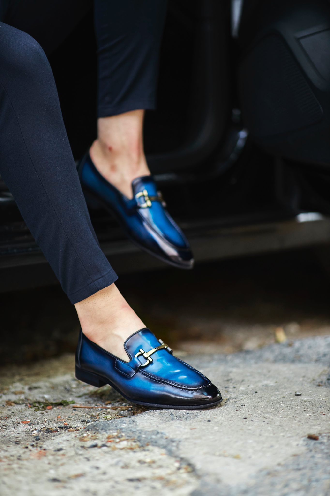 Louis Blue Special Edition Neolite Buckle Loafer