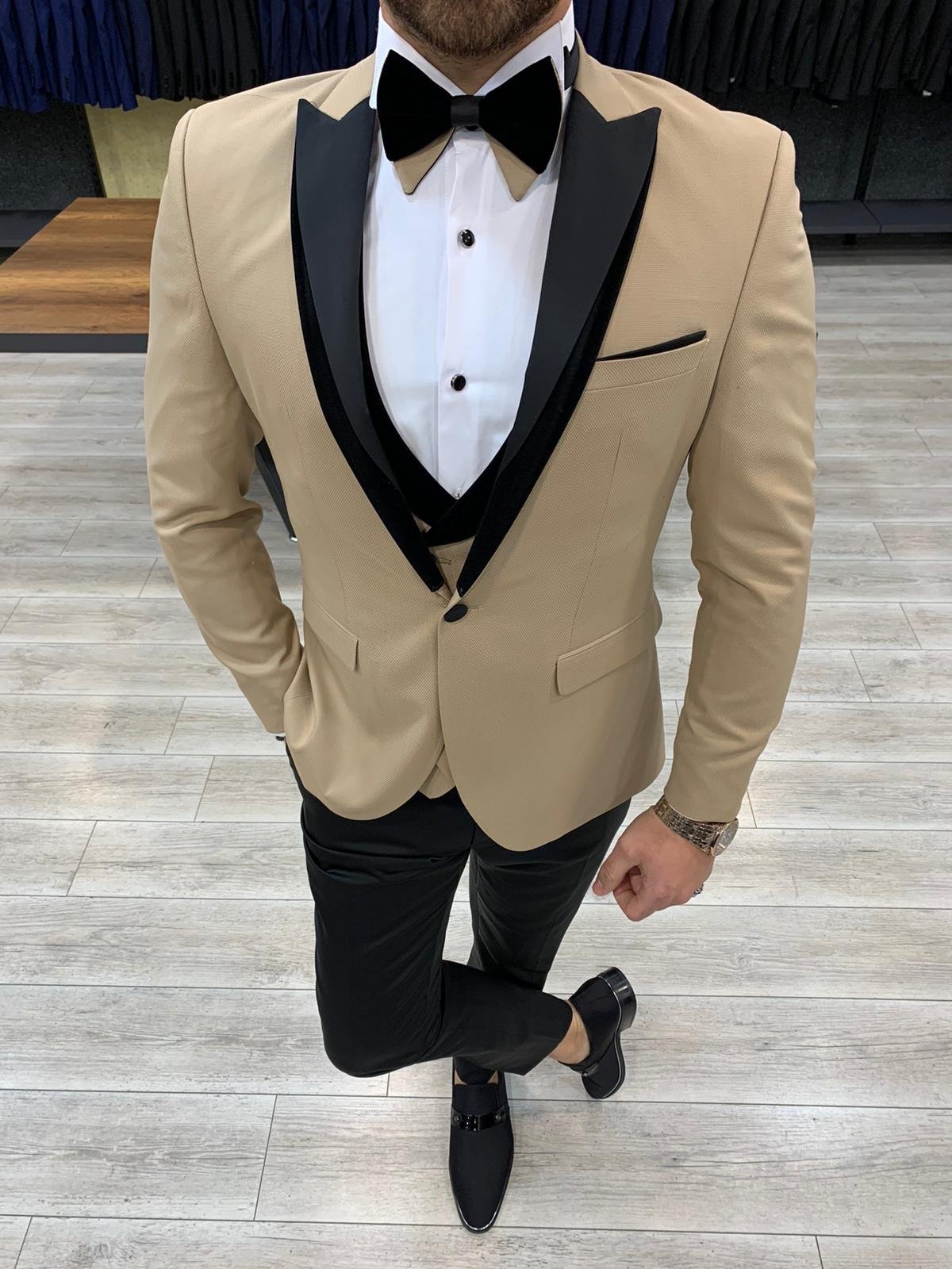 Forenza Royal Slim Fit Gold Tuxedo – BRABION