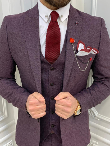 Austin Red Slim Fit Suit