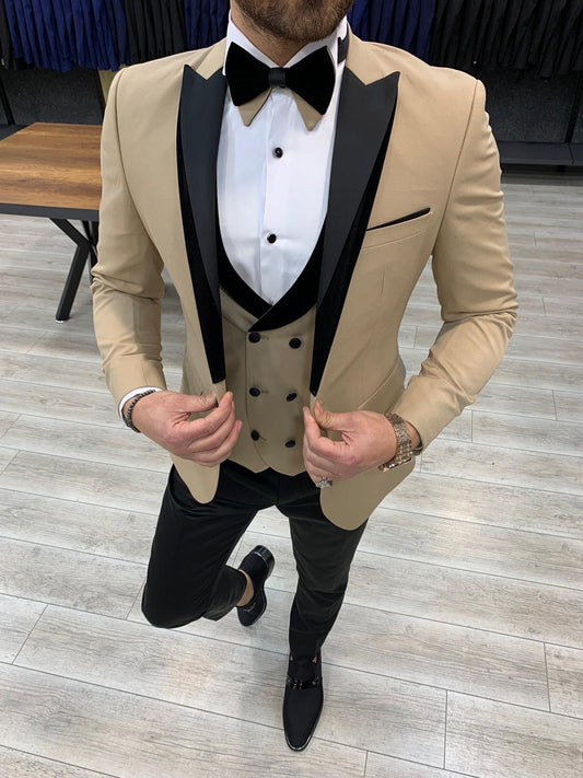 Forenza Royal Slim Fit Gold Tuxedo