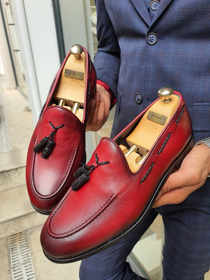 Fort Worth Red Tassel Loafer