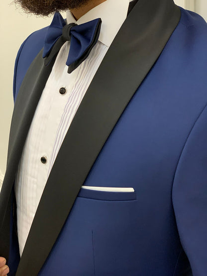 Bosco Blue Shawl Collar Tuxedo
