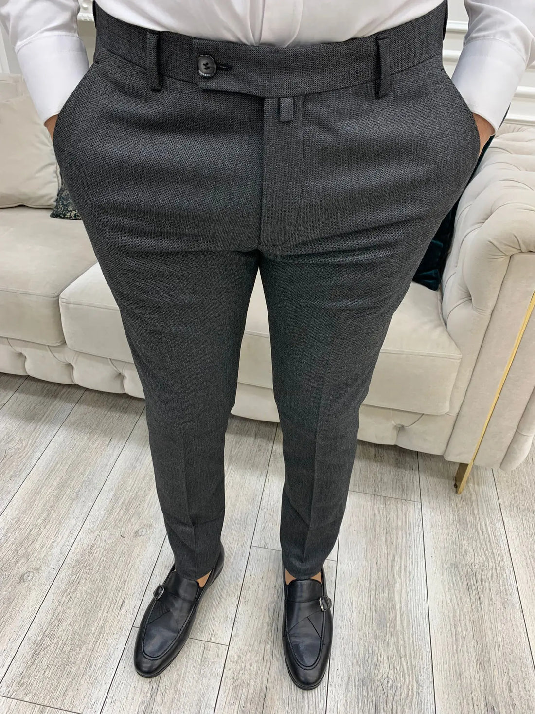 Bragoni Inox Trousers in Slate