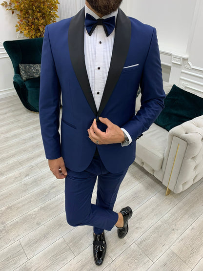 Bosco Blue Shawl Collar Tuxedo