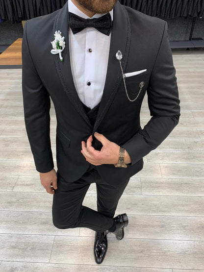 Molalla Black Shawl Lapel Tuxedo