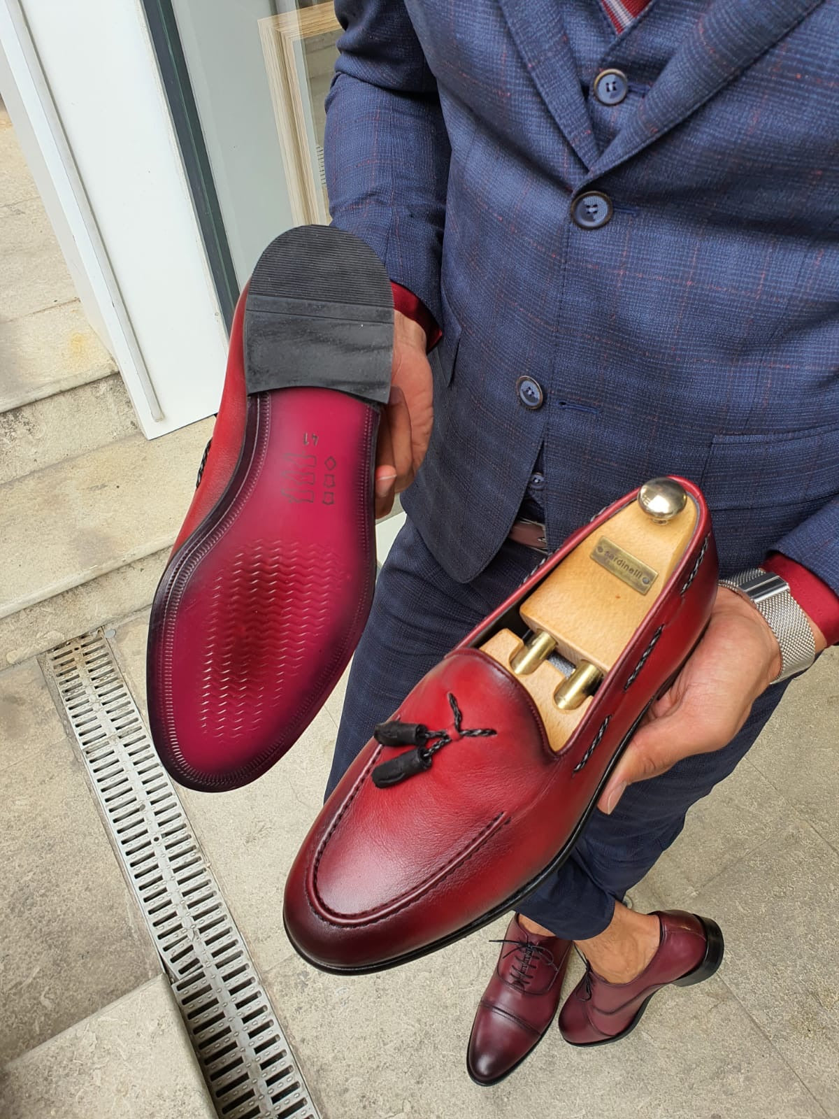 Fort Worth Red Tassel Loafer