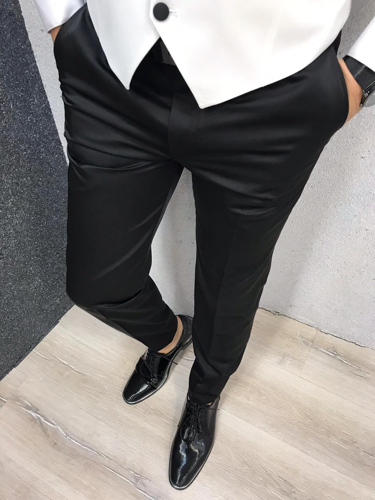 Lazio White Slim-Fit Tuxedo