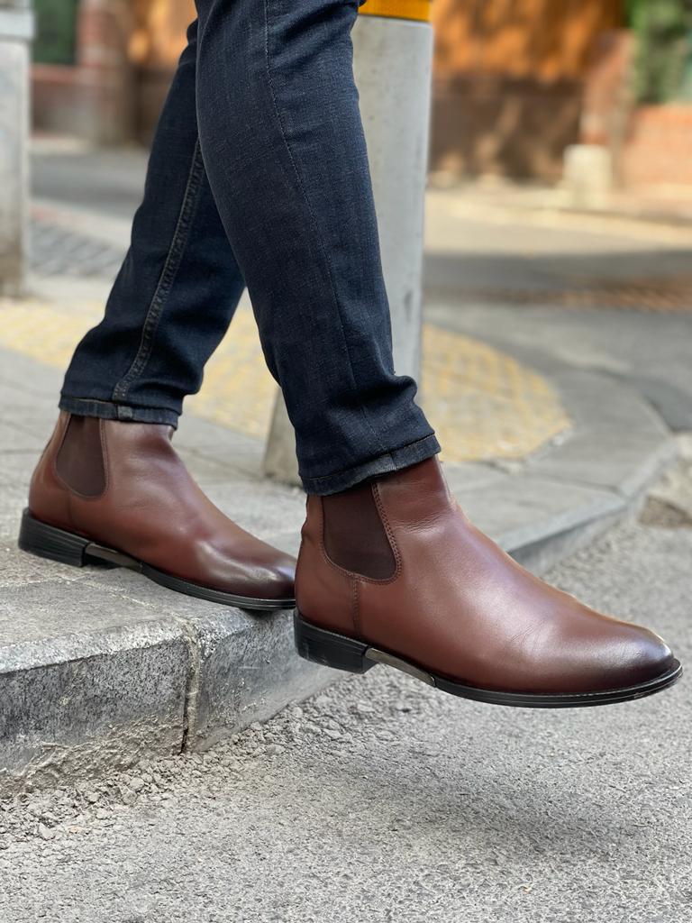 Remy Brown Chelsea Boots
