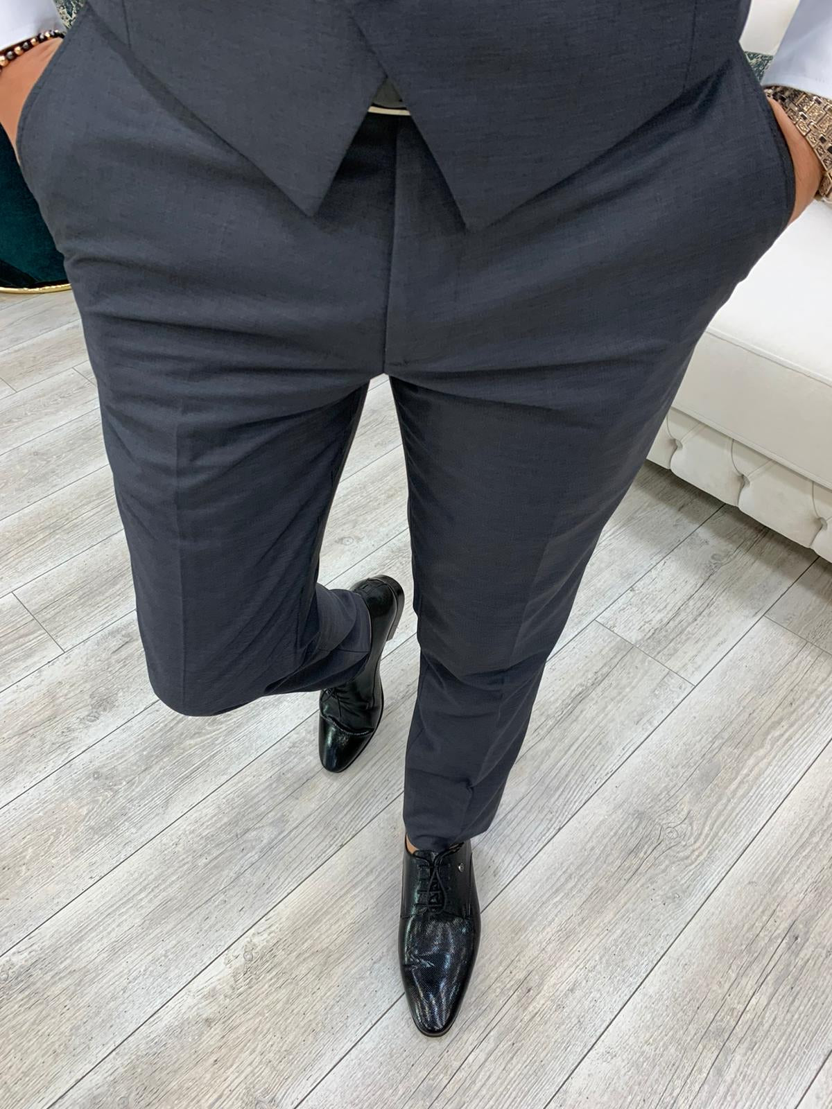 Lance Gray Slim Fit Suit