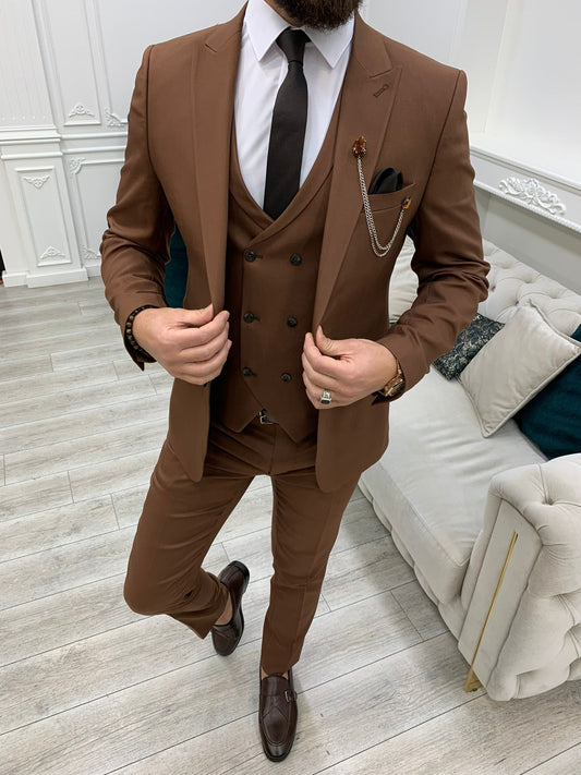 Stefano Tile Slim Fit Suit