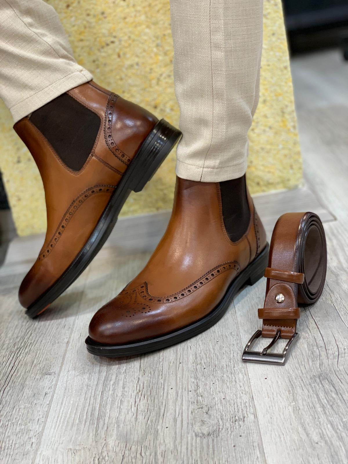 Ade Brown Chelsea Boots