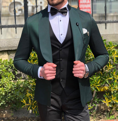 Hudson Green Tuxedo Suit