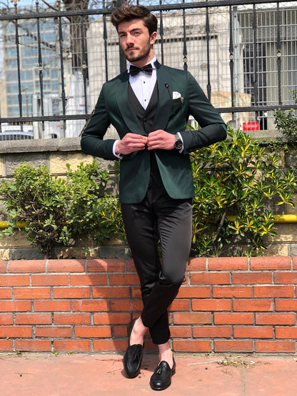 Hudson Green Tuxedo Suit