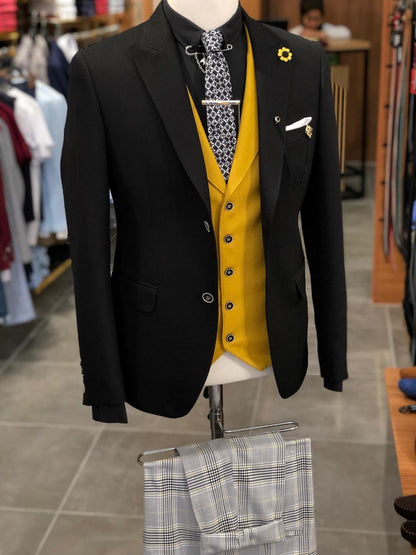 Bond Multi Colored Slim Fit Suit – BRABION