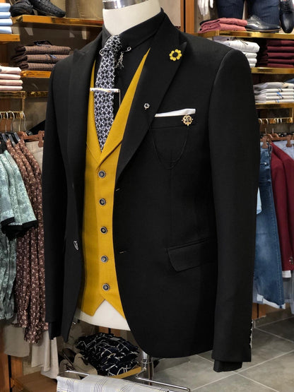 Bond Multi Colored Slim Fit Suit