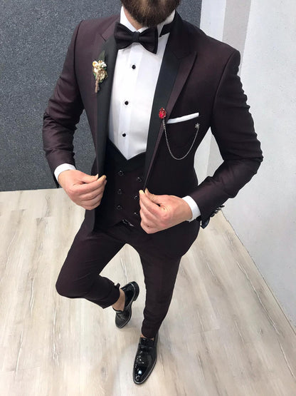 Zentro Bordo Slim Tuxedo Suit